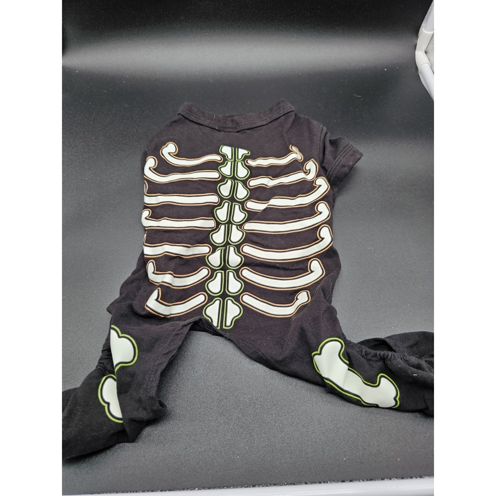 Glow In The Dark Dog Skeleton Costume Small Dog‎ Costume